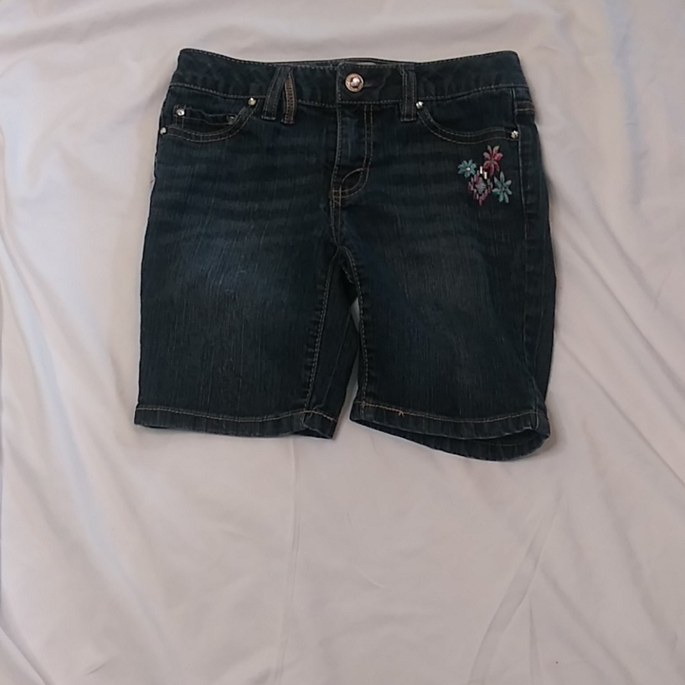 ROUTE66 Girls Blue Jeans Shorts Size 10